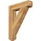 Ekena Millwork Traditional Craftsman Rough Sawn Bracket, Western Red Cedar, 6"W x 30"D x 38"H BKT06X30X38TRA04RWR - alternate 1